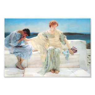 Lawrence Alma Tadema vraagt me niets meer Foto Afdruk