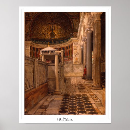 Lawrence Alma-Tadema Zedign Art Poster #114 (Voorkant)