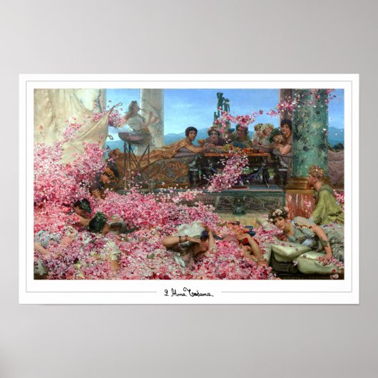 Lawrence Alma-Tadema Zedign Art Poster #162 (Voorkant)