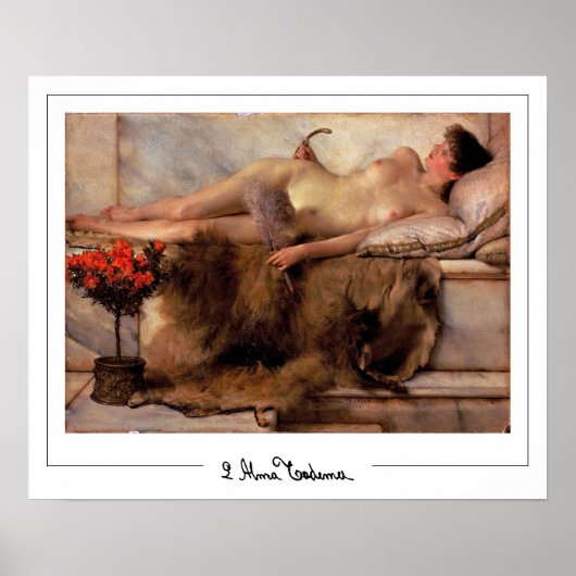 Lawrence Alma-Tadema Zedign Art Poster #189 (Voorkant)