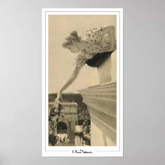Lawrence Alma-Tadema Zedign Art Poster #315 (Voorkant)