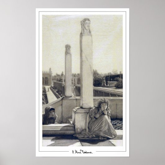 Lawrence Alma-Tadema Zedign Art Poster #317 (Voorkant)
