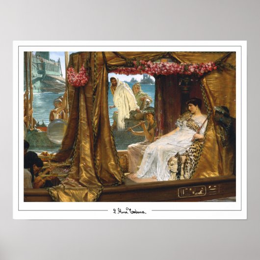 Lawrence Alma-Tadema Zedign Art Poster #8 (Voorkant)