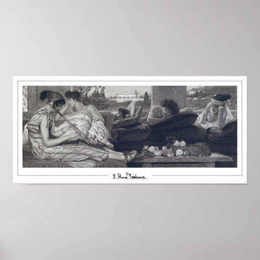 Lawrence Alma-Tadema Zedign Kunstposter #331 Poster (Voorkant)