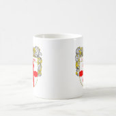 Lawrence Coat of Arms/Family Crest (Beheerd) Koffiemok (Center)