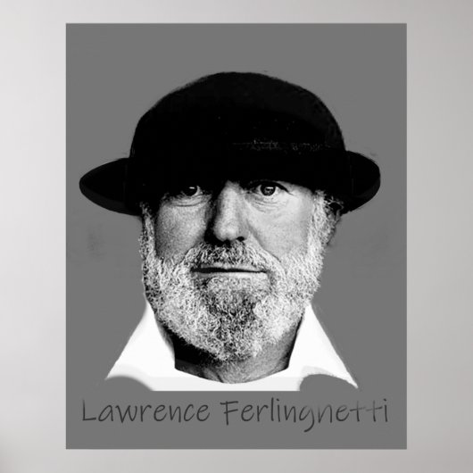 Lawrence Ferlinghetti Poster (Voorkant)