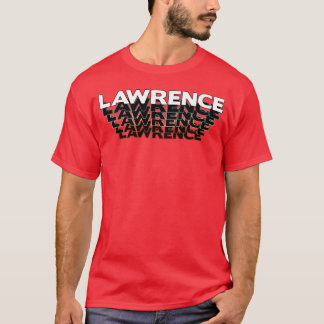 Lawrence Grappig Retro Vintage Zonsondergang Lawre T-shirt