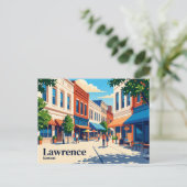 Lawrence Kansas Briefkaart (Staand voorkant)