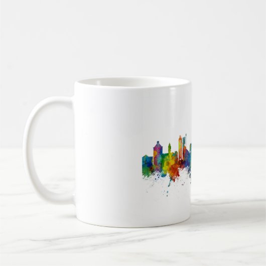Lawrence Kansas Skyline Koffiemok (Links)
