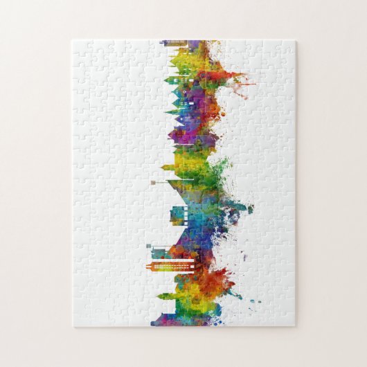 Lawrence Kansas Skyline Legpuzzel (Verticaal)