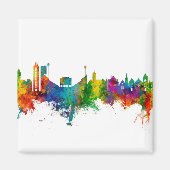 Lawrence Kansas Skyline Magneet (Voorkant)