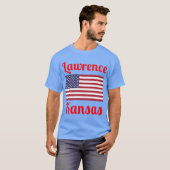 Lawrence Kansas Stijlvolle Prints2 T-shirt (Voorkant volledig)