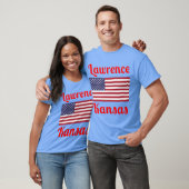 Lawrence Kansas Stylish Prints2 T-shirt (Unisex)