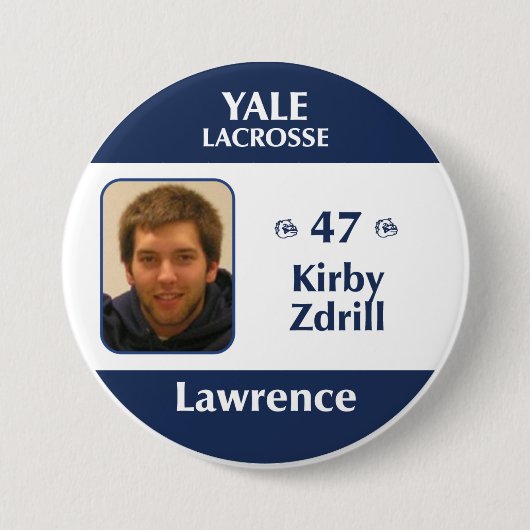 Lawrence - Kirby Zdrill Ronde Button 7,6 Cm (Voorkant)