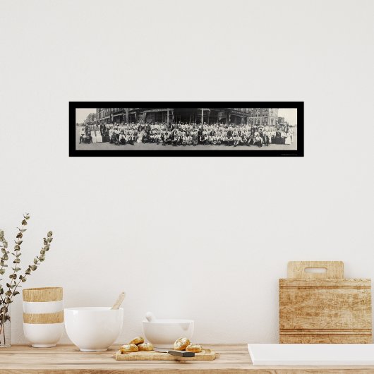 Lawrence KS Massacre Foto 1913 Poster (Keuken)