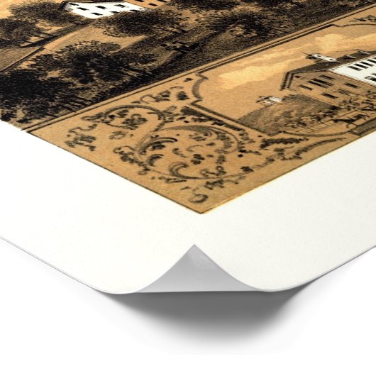 Lawrence, KS Panoramic Map - 1869 Poster (Hoek)