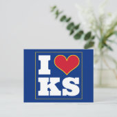 Lawrence (KS) Uitnodiging voor achterklep (Staand voorkant)