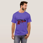 Lawrence Lake Outing MN geruite oversized T-shirt (Voorkant volledig)