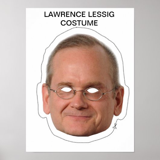 Lawrence Lessig Kostuum Poster (Voorkant)