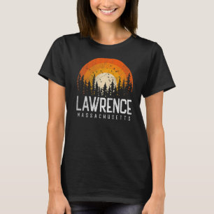 Lawrence Massachusetts MA  80s 90s Retro T-shirt