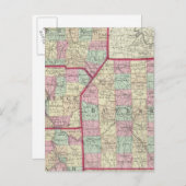 Lawrence, Mercer, Beaver, Butler counties Briefkaart (Voorkant / Achterkant)