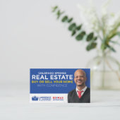 Lawrence O. Johnson Real Estate Visitekaartjes (Staand voorkant)