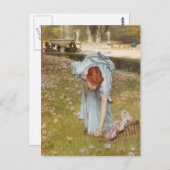 Lawrence Tadema:Flora Spring in de tuinen Briefkaart (Voorkant / Achterkant)
