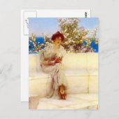 Lawrence Tadema - Het jaar is in de lente Briefkaart (Voorkant / Achterkant)