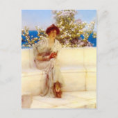 Lawrence Tadema - Het jaar is in de lente Briefkaart (Voorkant)