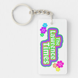 Lawrence Times groovy flower sleutelhanger