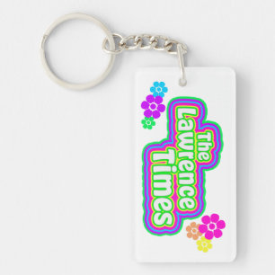 Lawrence Times groovy flower sleutelhanger