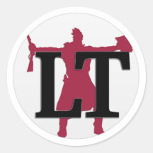 Lawrence Times kleine ronde stickers