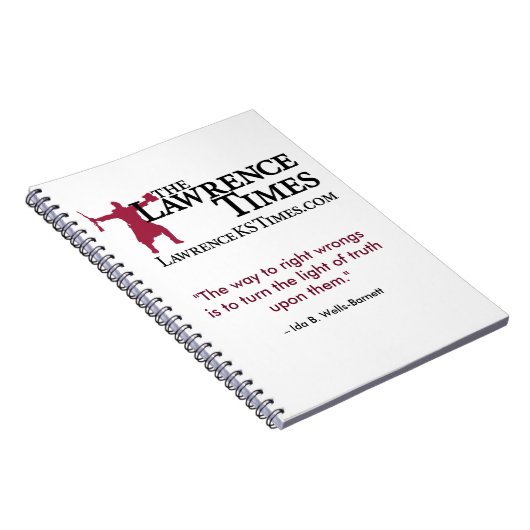 Lawrence Times notitieboek (Rechterzijde)