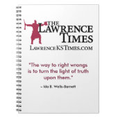 Lawrence Times notitieboek (Voorkant)