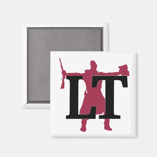 Lawrence Times square magnet - LT logo (Voorkant / Achterkant)