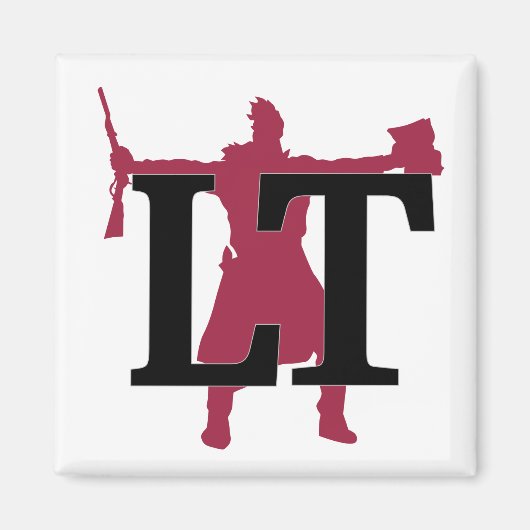 Lawrence Times square magnet - LT logo (Voorkant)