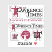 Lawrence Times sticker sheet (Vel)