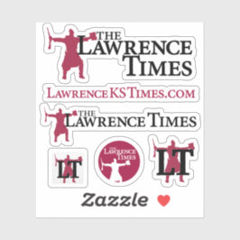 Lawrence Times sticker sheet