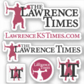Lawrence Times sticker sheet (Voorkant)