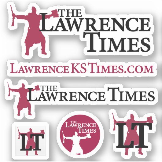 Lawrence Times sticker sheet (Voorkant)