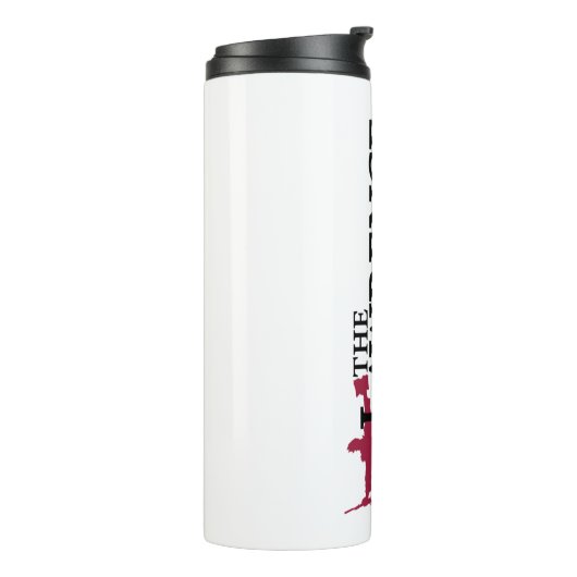 Lawrence Times thermische tumbler Thermosbeker (Gedraaid links)