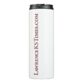 Lawrence Times thermische tumbler Thermosbeker (Achterkant)