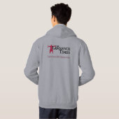 Lawrence Times volwassen hoodie (voor & achter) (Achterkant volledig)