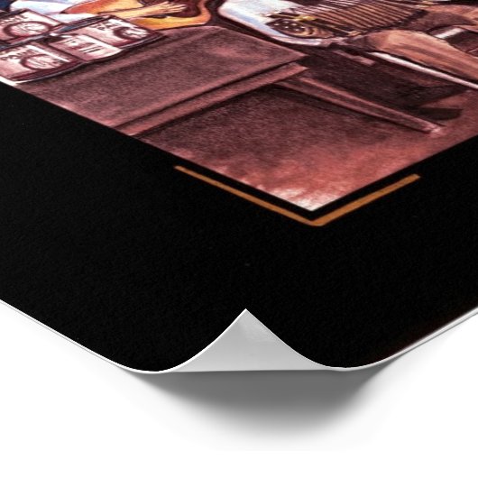 Lawrence Walker en de Wandering Aces Poster (Hoek)