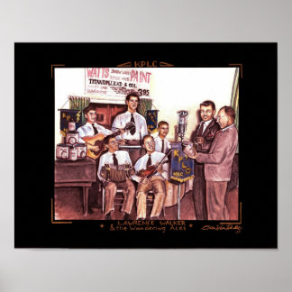 Lawrence Walker en de Wandering Aces Poster