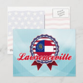 Lawrenceville, GA Briefkaart (Voorkant / Achterkant)