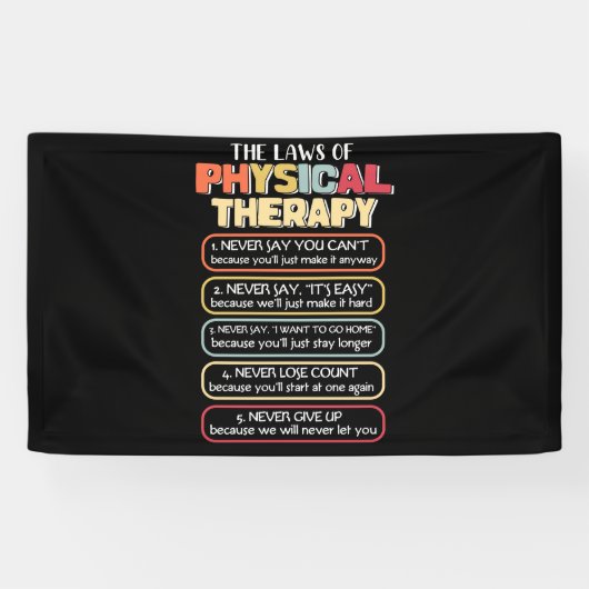 Laws Of Physical Therapy Motivational Goals Spandoek (Horizontaal)