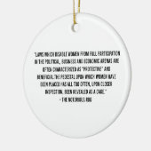 Laws which disabled woman from full participation keramisch ornament (Links)