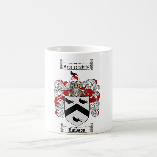 LAWSON FAMILIE CREST - LAWSON WAPENKAT KOFFIEMOK (Center)