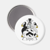 Lawson Family Crest Magneet (Voorkant / Achterkant)